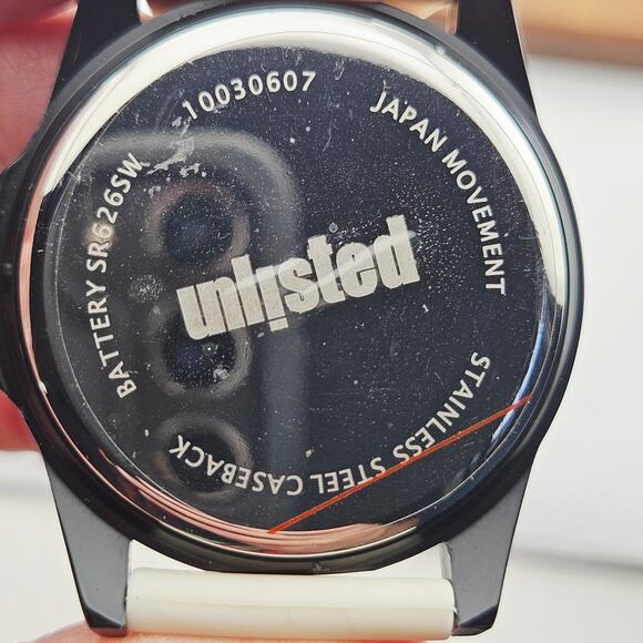 Unlisted by Kenneth Cole Men's Casual Watch Black Cream Beige Everyday Neutral - Picture 6 of 6